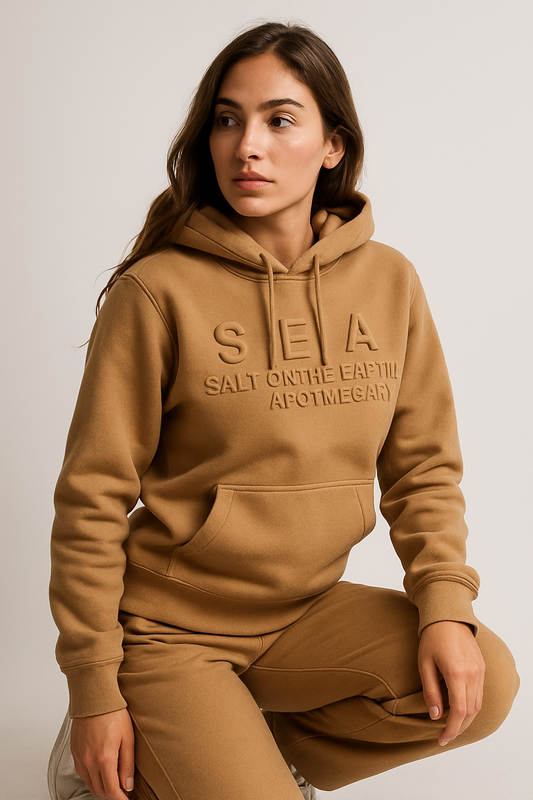 Hoodie- neutral brown