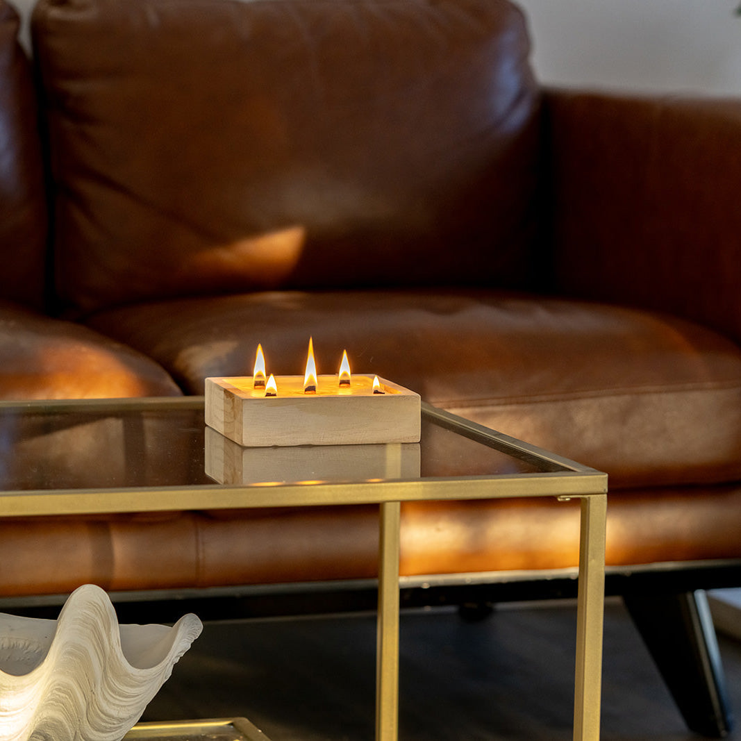 Dough bowl candle
