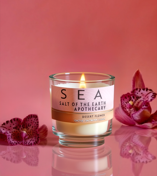 Desert Flower Candle