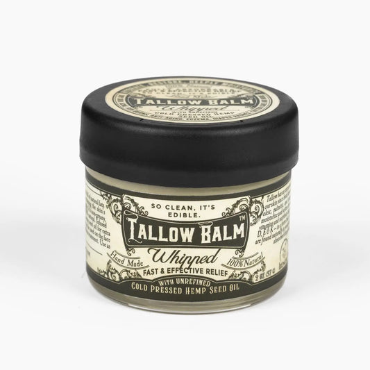 Tallow Balm-- Whipped w/Hemp Seed Oil