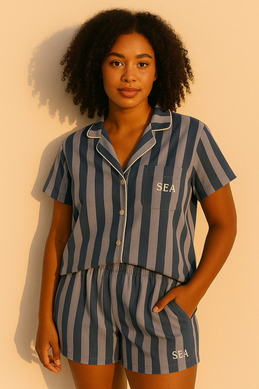 Camp Earth Pajama Set – Moonlight Counselor PREORDER ITEM Ships the week of June 21. Limited edition from our Camp Earth collection. (Copy)