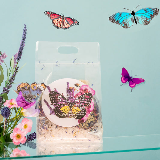 Lavender Bohemian Crystal Bath Soak