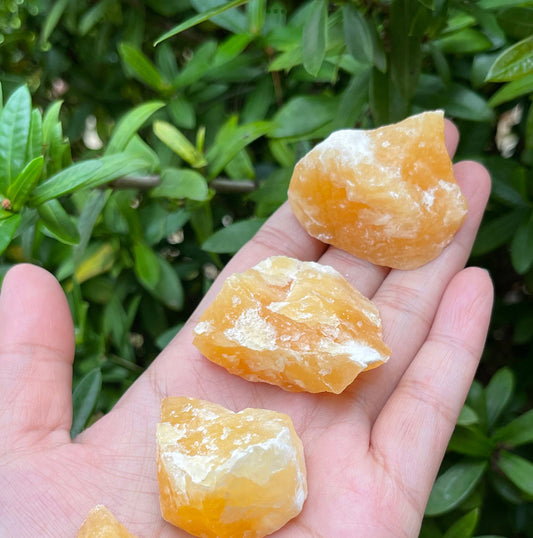 Orange Calcite Crystal